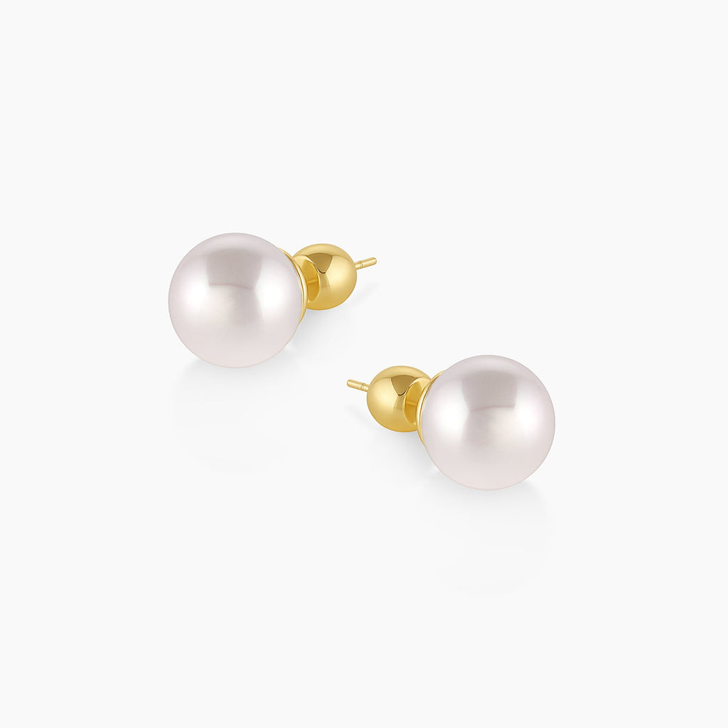 Lou Pearl Studs-Earrings-Vixen Collection, Day Spa and Women's Boutique Located in Seattle, Washington
