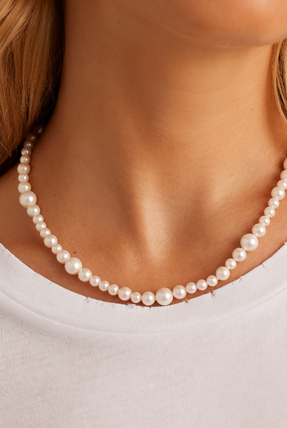 Lou Pearl Necklace-Necklaces-Vixen Collection, Day Spa and Women's Boutique Located in Seattle, Washington