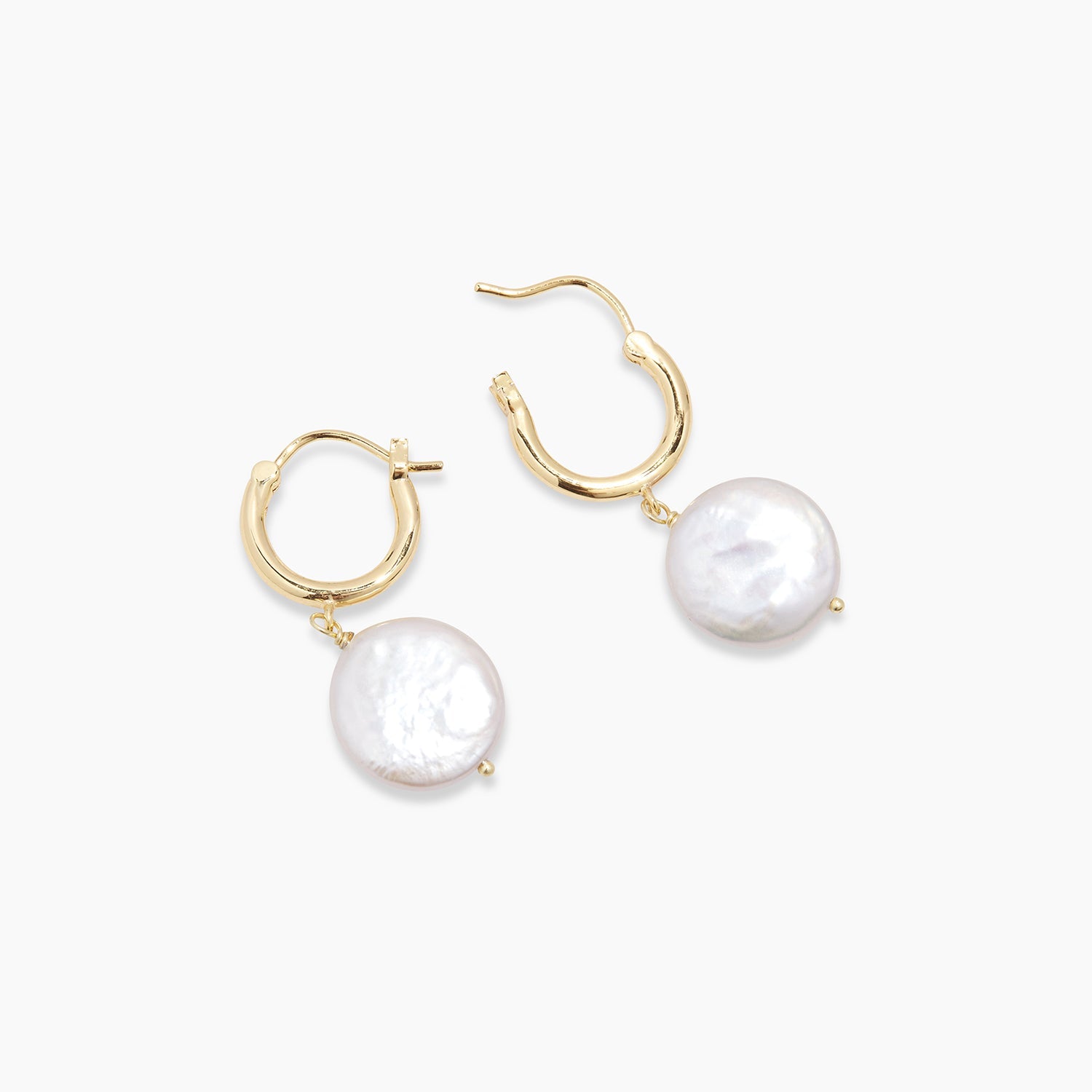 Reese Pearl Huggies-Earrings-Vixen Collection, Day Spa and Women's Boutique Located in Seattle, Washington