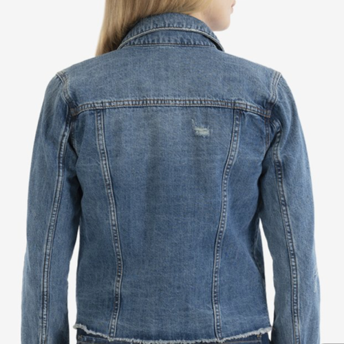 Julia Denim Jacket-Outerwear-Vixen Collection, Day Spa and Women's Boutique Located in Seattle, Washington