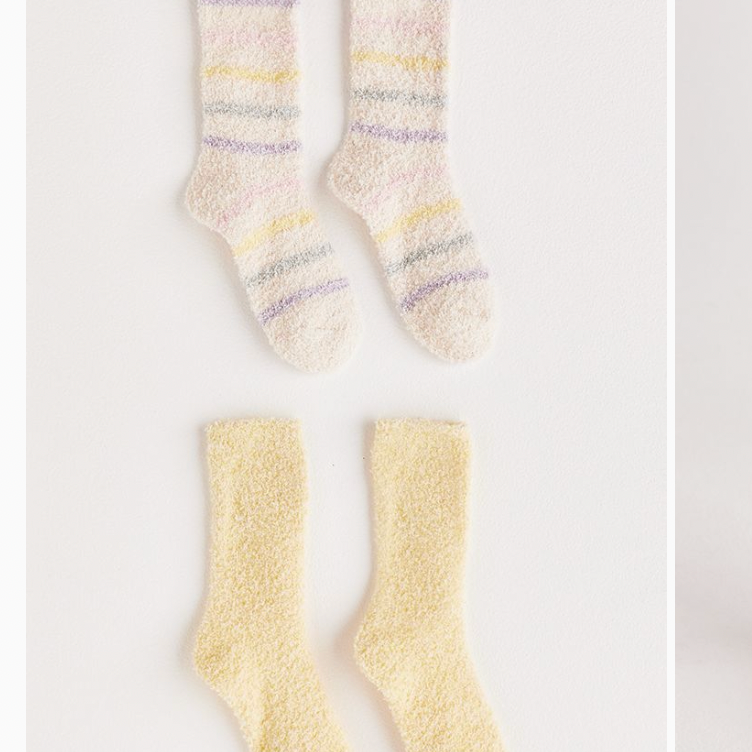2 Pack Plush Socks-Socks-Vixen Collection, Day Spa and Women's Boutique Located in Seattle, Washington