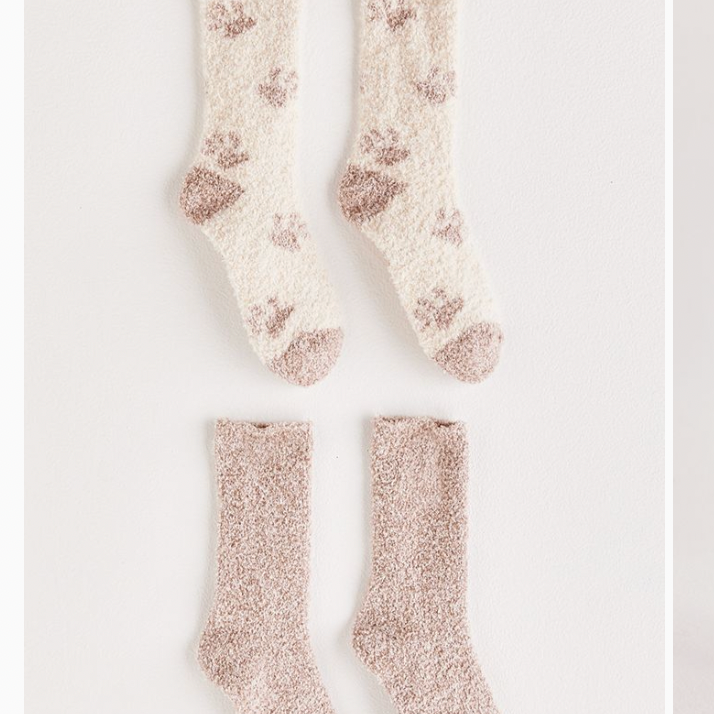 2 Pack Plush Socks-Socks-Vixen Collection, Day Spa and Women's Boutique Located in Seattle, Washington