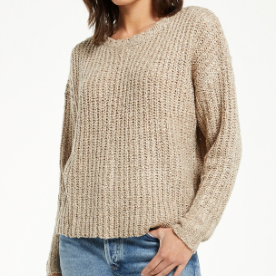 Camden Crew Sweater-Sweaters-Vixen Collection, Day Spa and Women's Boutique Located in Seattle, Washington