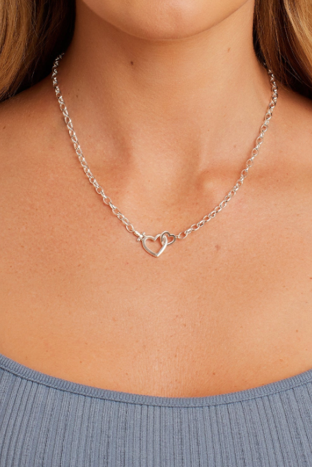 Parker Heart Necklace-Necklaces-Vixen Collection, Day Spa and Women's Boutique Located in Seattle, Washington