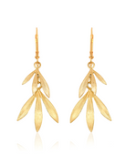 Gold Bamboo Earrings-Earrings-Vixen Collection, Day Spa and Women's Boutique Located in Seattle, Washington