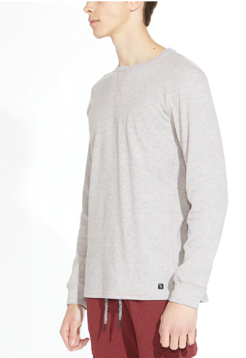 Baird Long Sleeve Crewneck Tee-Men's Tops-Vixen Collection, Day Spa and Women's Boutique Located in Seattle, Washington