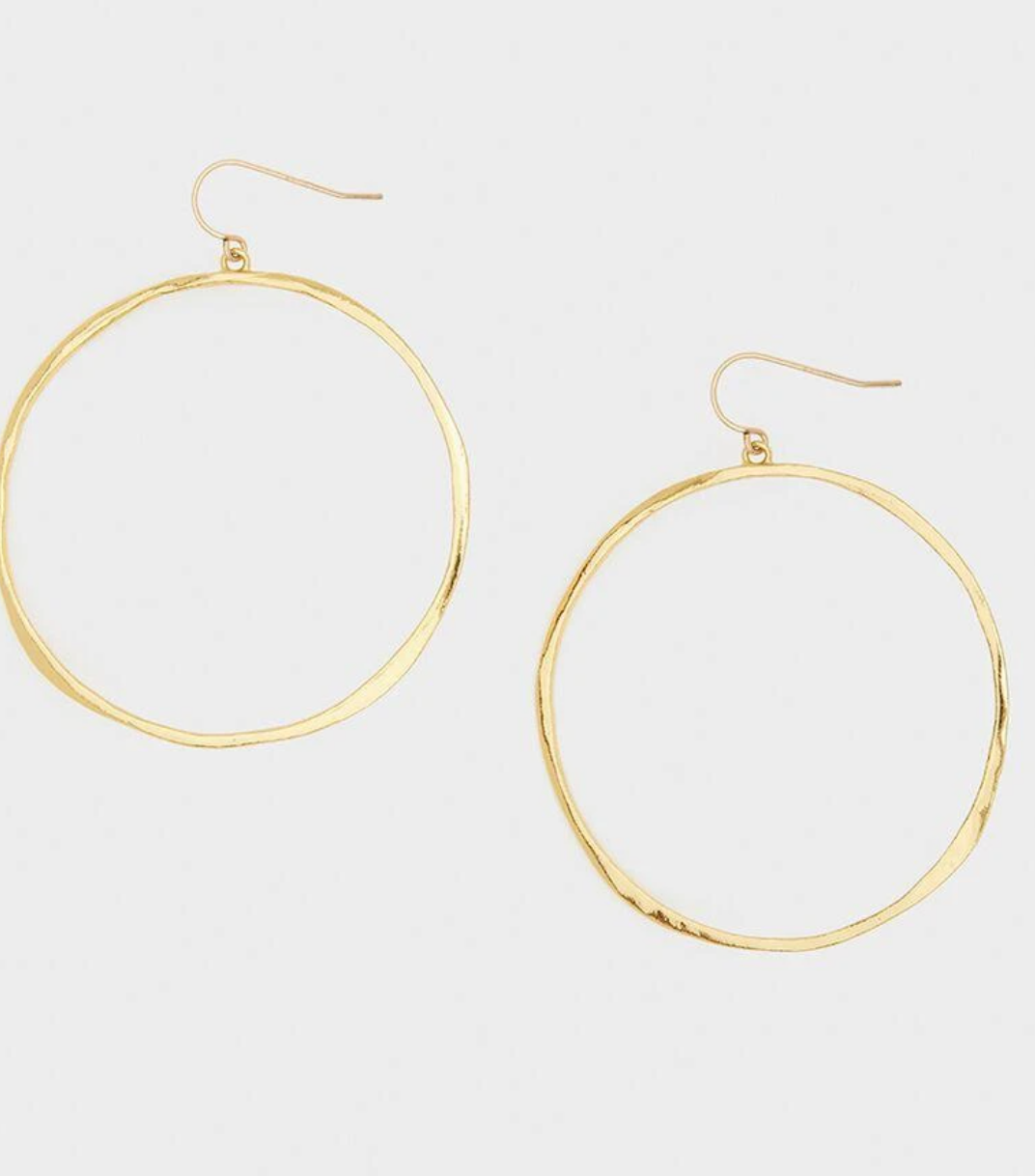 G Ring Earrings-Earrings-Vixen Collection, Day Spa and Women's Boutique Located in Seattle, Washington