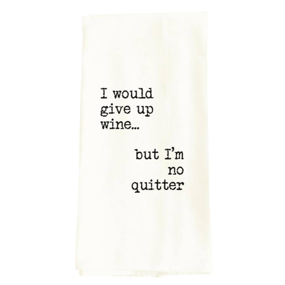 I Would Give Up Wine...-Tea Towels-Vixen Collection, Day Spa and Women's Boutique Located in Seattle, Washington
