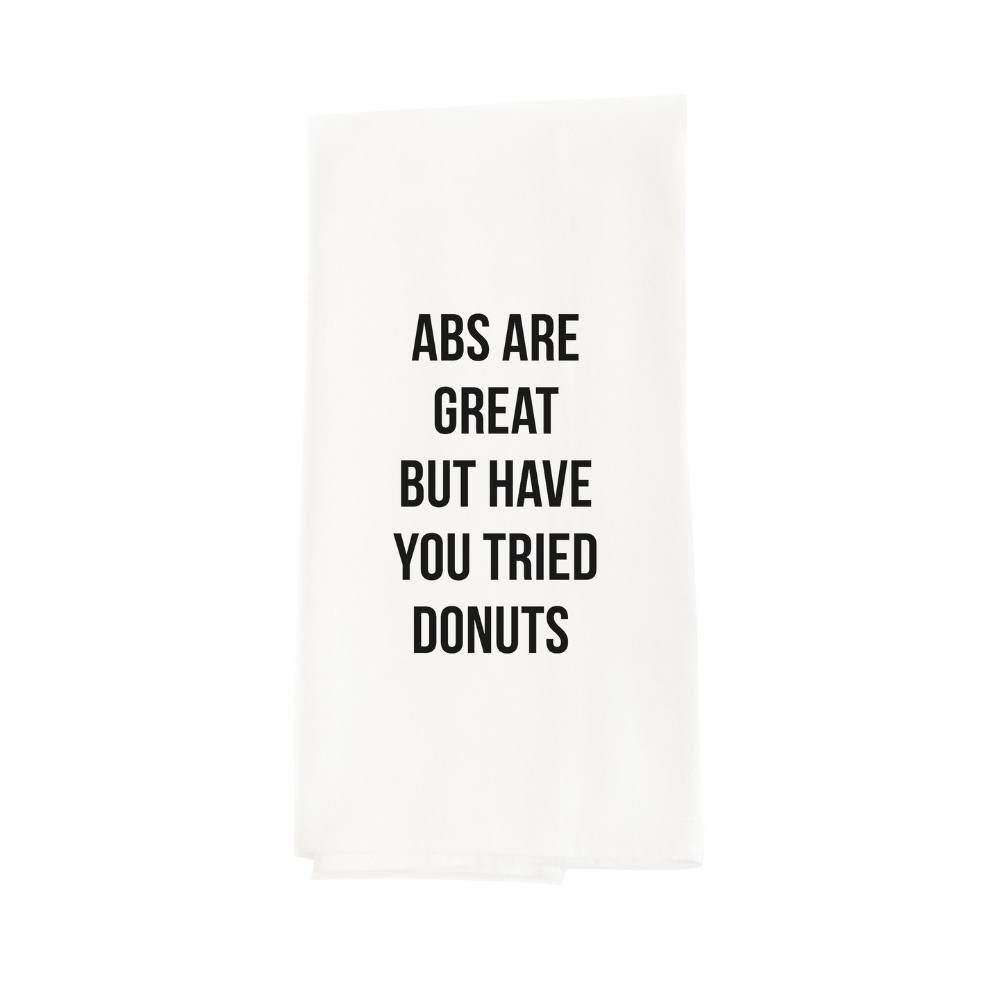 Abs Are Great But Have You Tried Donuts-Tea Towels-Vixen Collection, Day Spa and Women's Boutique Located in Seattle, Washington