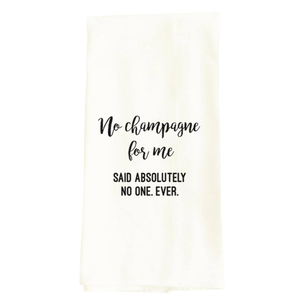 No Champagne For Me...-Tea Towels-Vixen Collection, Day Spa and Women's Boutique Located in Seattle, Washington