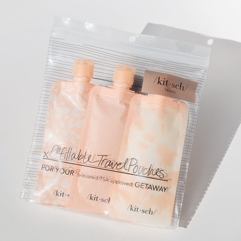 Refillable Travel Pouches 3pc Set-Accessories-Vixen Collection, Day Spa and Women's Boutique Located in Seattle, Washington