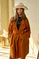 Terra Layering Trench Coat-Coats-Vixen Collection, Day Spa and Women's Boutique Located in Seattle, Washington