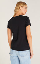 The Perfect SS Tee, Black-Short Sleeves-Vixen Collection, Day Spa and Women's Boutique Located in Seattle, Washington
