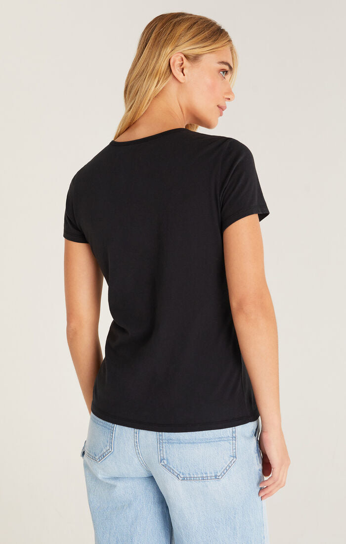 The Perfect SS Tee, Black-Short Sleeves-Vixen Collection, Day Spa and Women's Boutique Located in Seattle, Washington