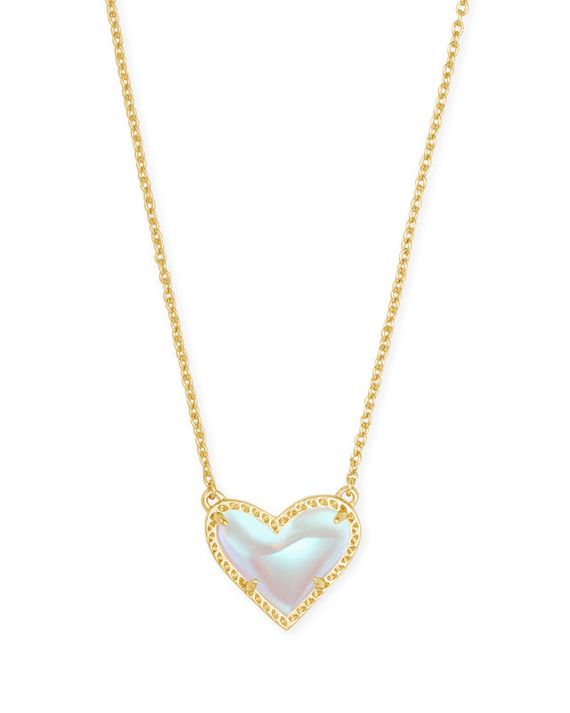 Ari Heart Pendant Necklace-Necklaces-Vixen Collection, Day Spa and Women's Boutique Located in Seattle, Washington