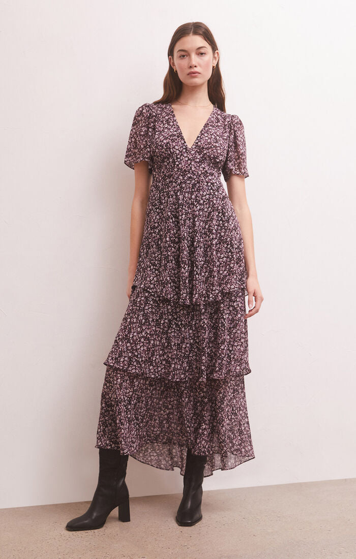 Everly Oasis Midi Dress-Dresses-Vixen Collection, Day Spa and Women's Boutique Located in Seattle, Washington