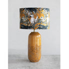 Cockatoo Velvet Shade Lamp-Lamps-Vixen Collection, Day Spa and Women's Boutique Located in Seattle, Washington