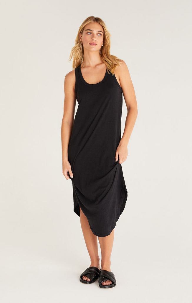 Easy Going Cotton Slub Dress-Dresses-Vixen Collection, Day Spa and Women's Boutique Located in Seattle, Washington