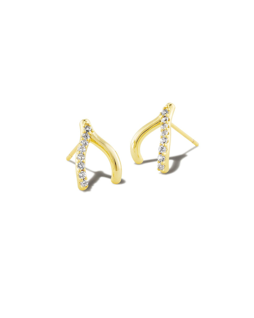 Wishbone Studs-Earrings-Vixen Collection, Day Spa and Women's Boutique Located in Seattle, Washington
