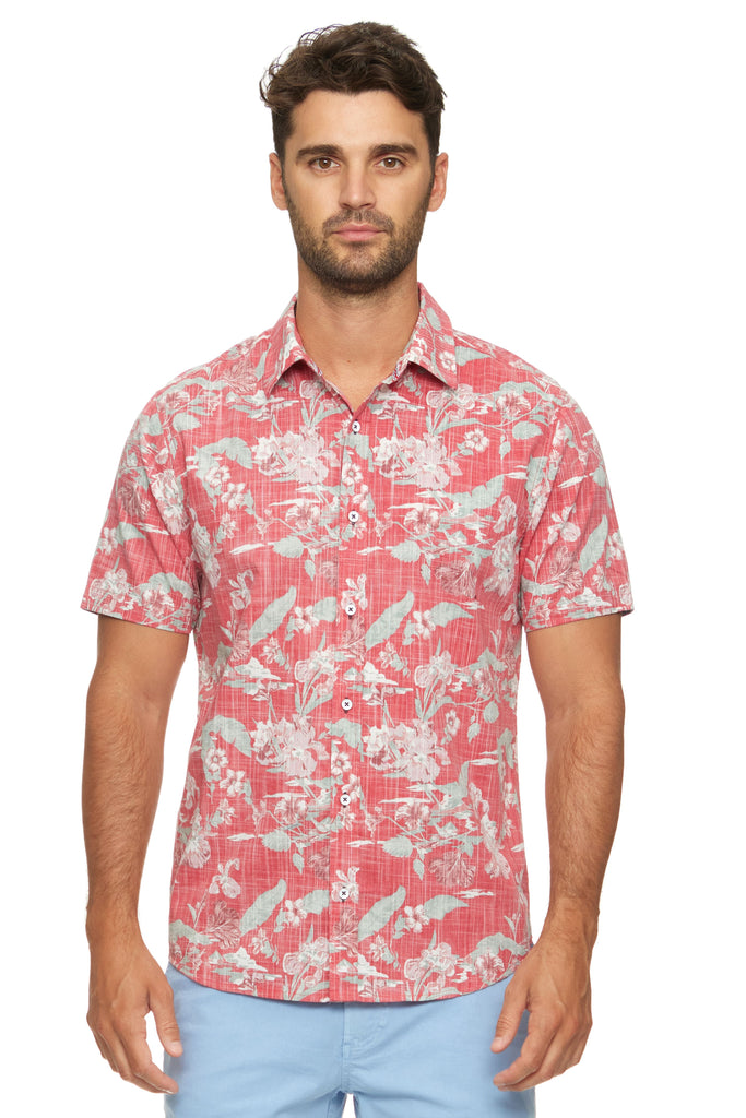 Rutland Hawaiian Shirt-Men's Tops-Vixen Collection, Day Spa and Women's Boutique Located in Seattle, Washington