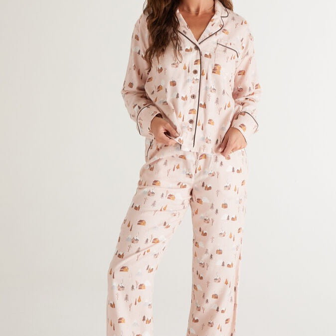 Sleep All Day Mountain PJ Set-Loungewear Set-Vixen Collection, Day Spa and Women's Boutique Located in Seattle, Washington