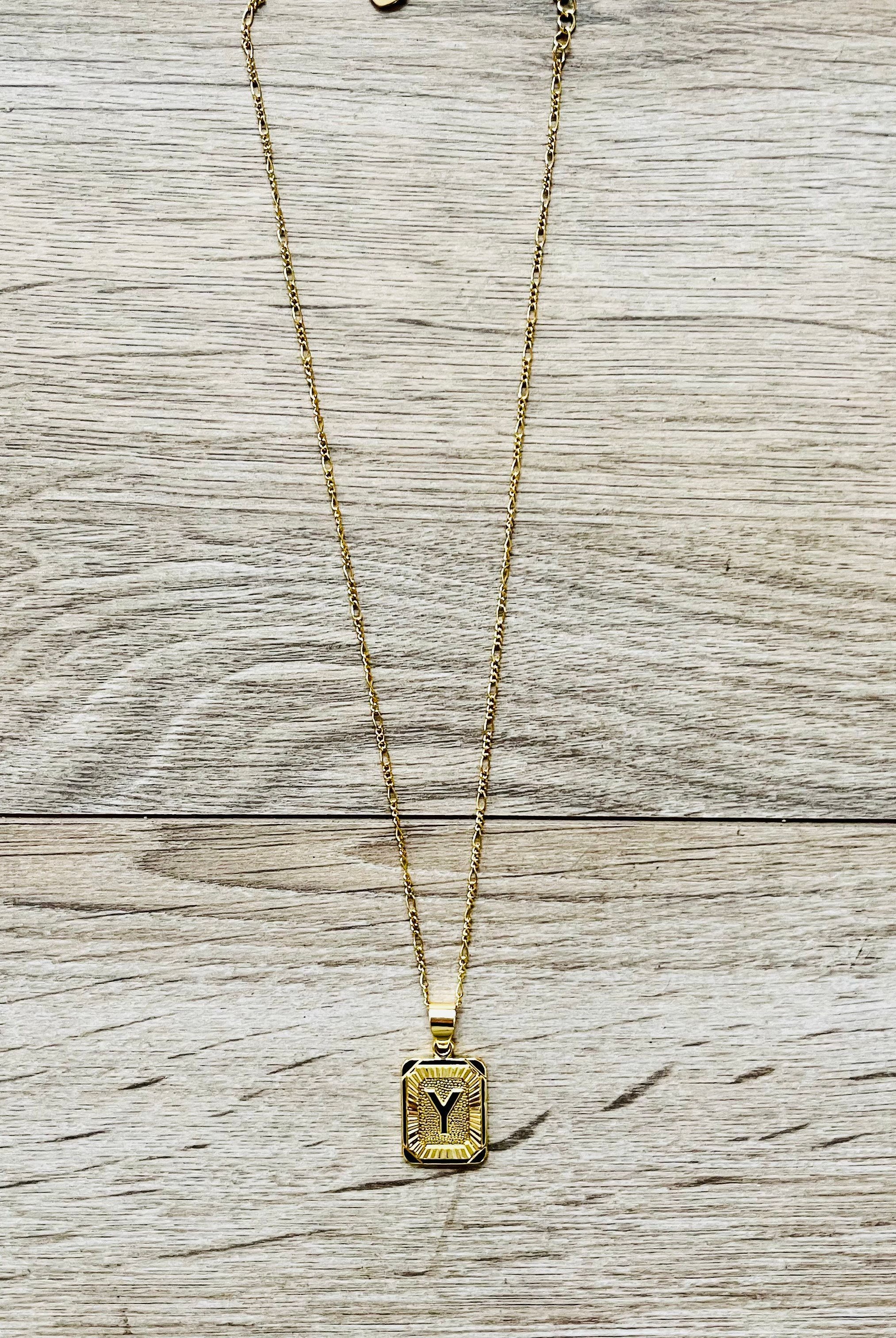 Initial Necklace-Necklaces-Vixen Collection, Day Spa and Women's Boutique Located in Seattle, Washington