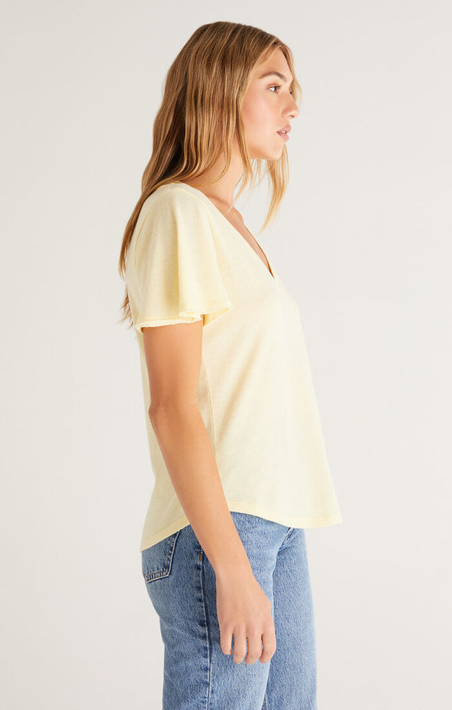 Fallon Flutter Tee-Short Sleeves-Vixen Collection, Day Spa and Women's Boutique Located in Seattle, Washington