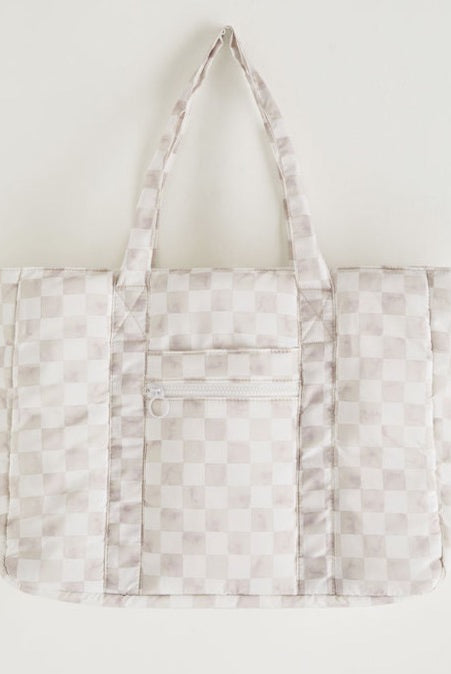 Pack It In Checker Tote-Bags + Wallets-Vixen Collection, Day Spa and Women's Boutique Located in Seattle, Washington