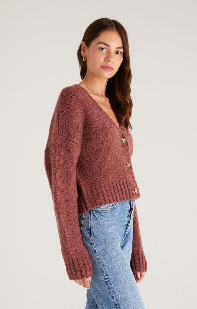 Allegra Cardigan, Mulberry-Cardigans-Vixen Collection, Day Spa and Women's Boutique Located in Seattle, Washington