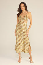 Boogie Nights Cut Out Midi Dress-Dresses-Vixen Collection, Day Spa and Women's Boutique Located in Seattle, Washington