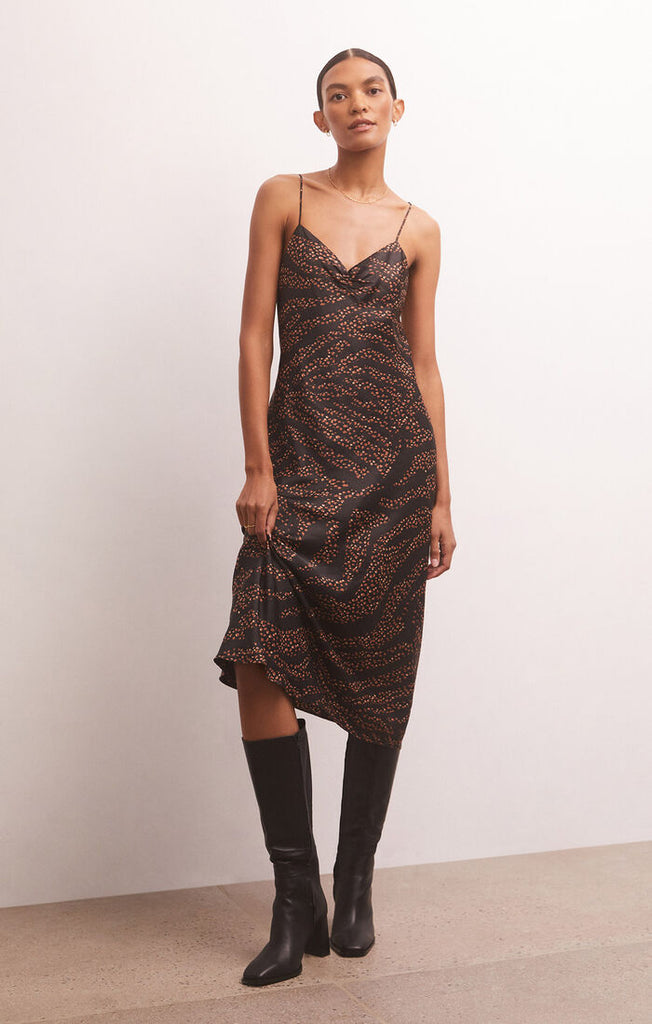 Lark Wild Dot Slip Dress-Dresses-Vixen Collection, Day Spa and Women's Boutique Located in Seattle, Washington