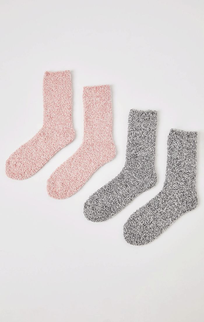 2 Pack Plush Socks-Socks-Vixen Collection, Day Spa and Women's Boutique Located in Seattle, Washington