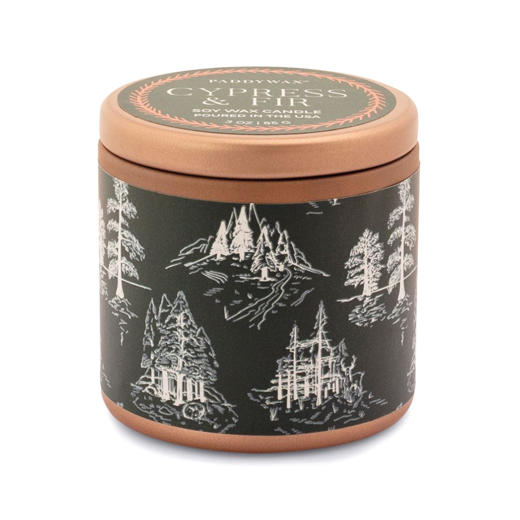 Cypress and Fir Copper Tin-Candles-Vixen Collection, Day Spa and Women's Boutique Located in Seattle, Washington