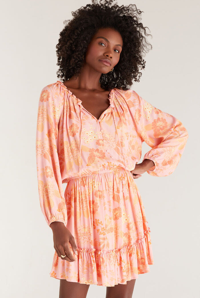 Montecito Floral Dress-Dresses-Vixen Collection, Day Spa and Women's Boutique Located in Seattle, Washington