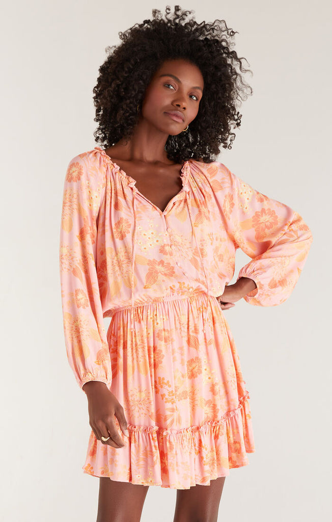 Montecito Floral Dress-Dresses-Vixen Collection, Day Spa and Women's Boutique Located in Seattle, Washington