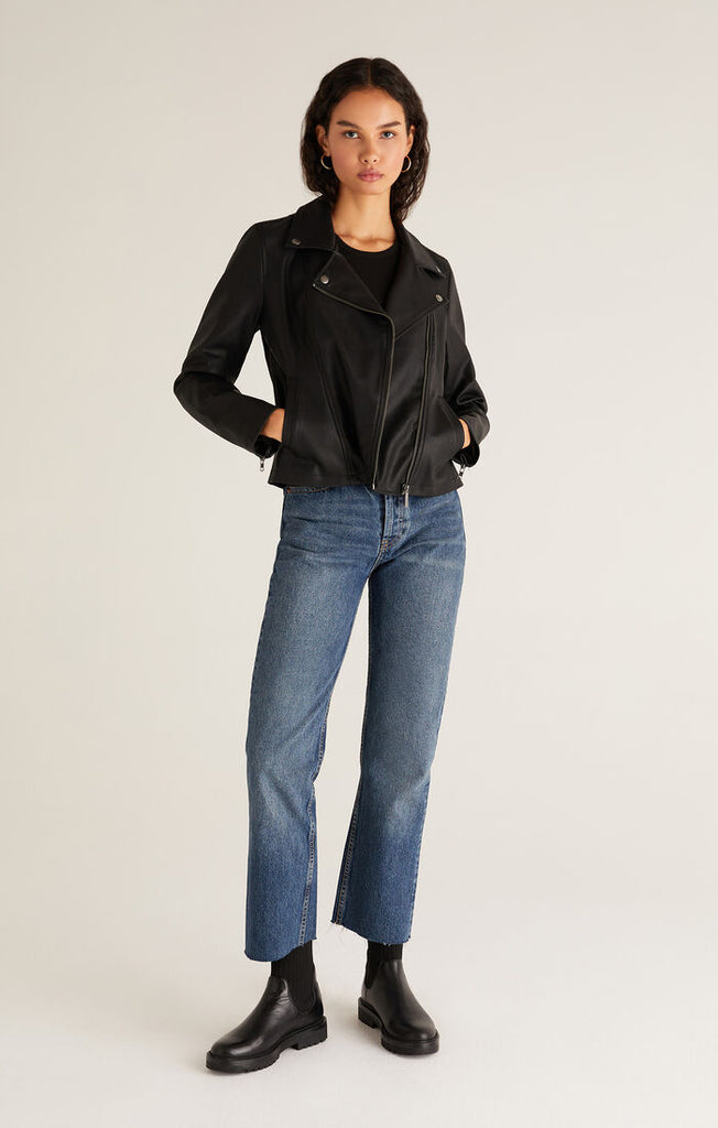 Trina Moto Jacket-Outerwear-Vixen Collection, Day Spa and Women's Boutique Located in Seattle, Washington