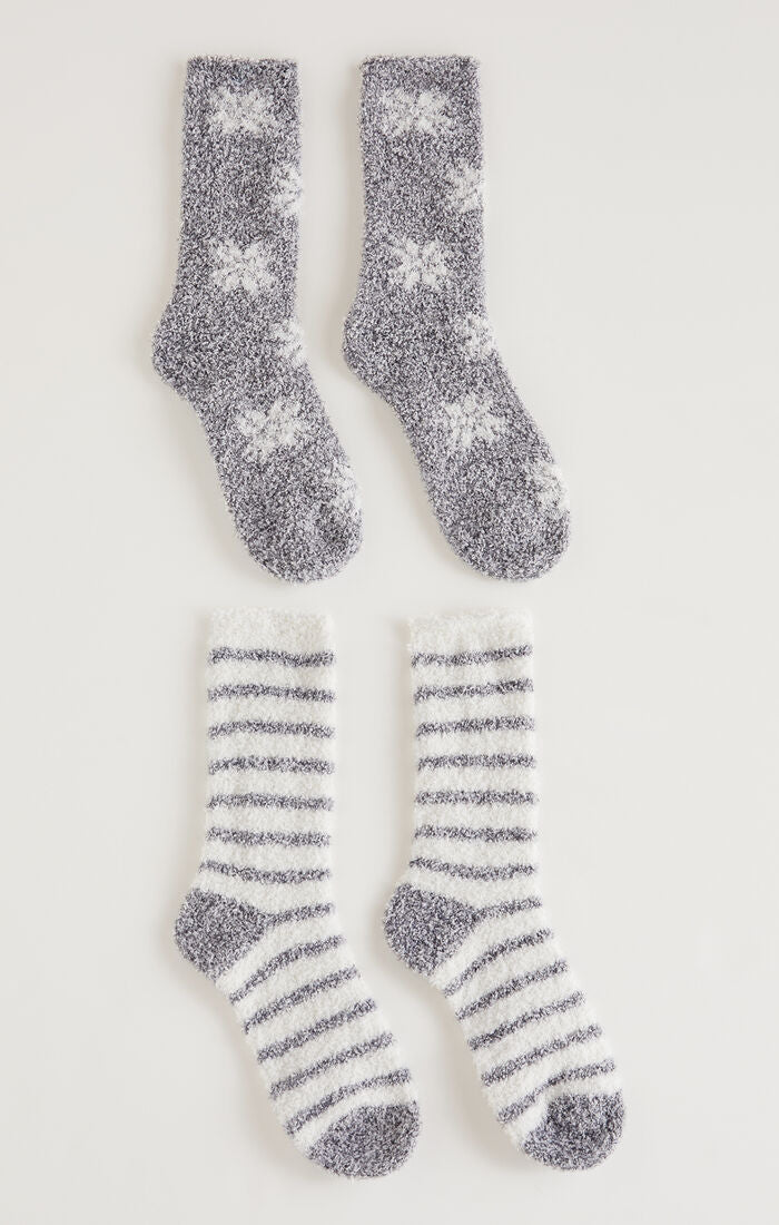 2 Pack Plush Socks-Socks-Vixen Collection, Day Spa and Women's Boutique Located in Seattle, Washington