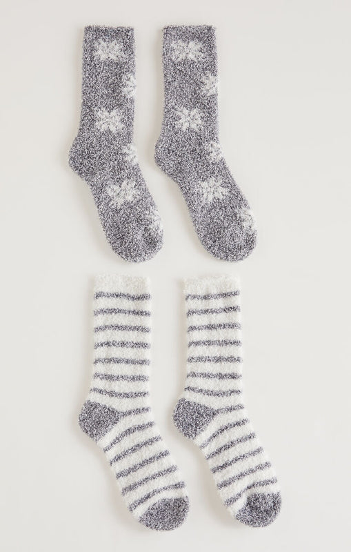 2 Pack Plush Socks-Socks-Vixen Collection, Day Spa and Women's Boutique Located in Seattle, Washington