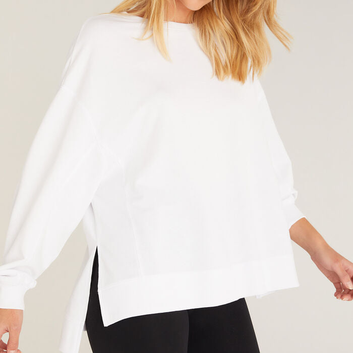 Modern Weekender, White-Loungewear Tops-Vixen Collection, Day Spa and Women's Boutique Located in Seattle, Washington
