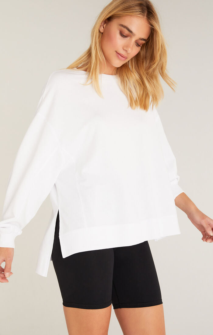 Modern Weekender, White-Loungewear Tops-Vixen Collection, Day Spa and Women's Boutique Located in Seattle, Washington