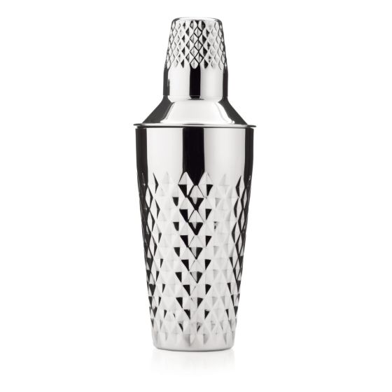 Stainless Steel Faceted Cocktail Shaker by Viski®-Home Decor-Vixen Collection, Day Spa and Women's Boutique Located in Seattle, Washington