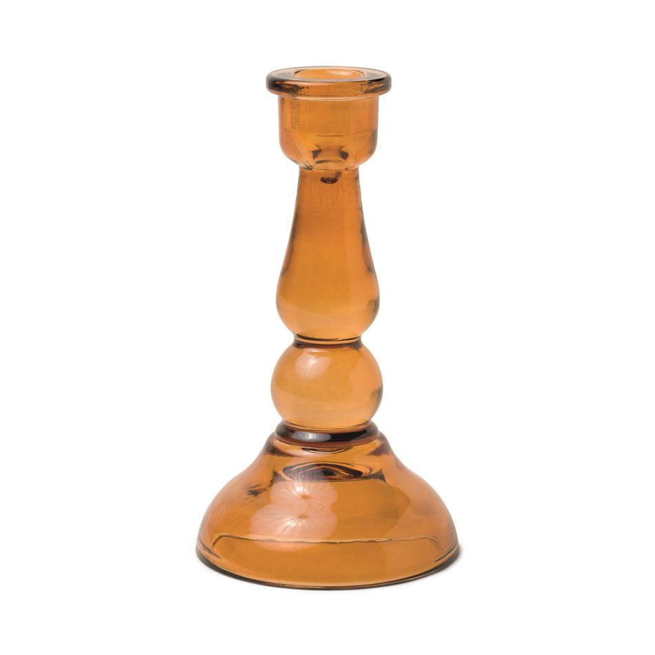 Tall Glass Candlestick Holder-Home Decor-Vixen Collection, Day Spa and Women's Boutique Located in Seattle, Washington