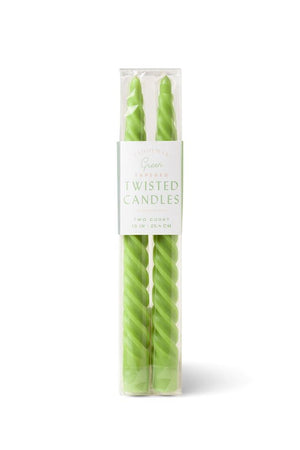 Twisted Flickering Taper 10"-Home Fragrances-Vixen Collection, Day Spa and Women's Boutique Located in Seattle, Washington