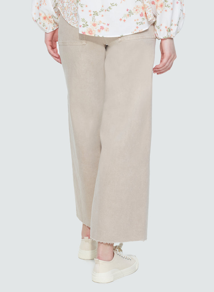 Super High Rise Culotte, Light Tan-Pants-Vixen Collection, Day Spa and Women's Boutique Located in Seattle, Washington