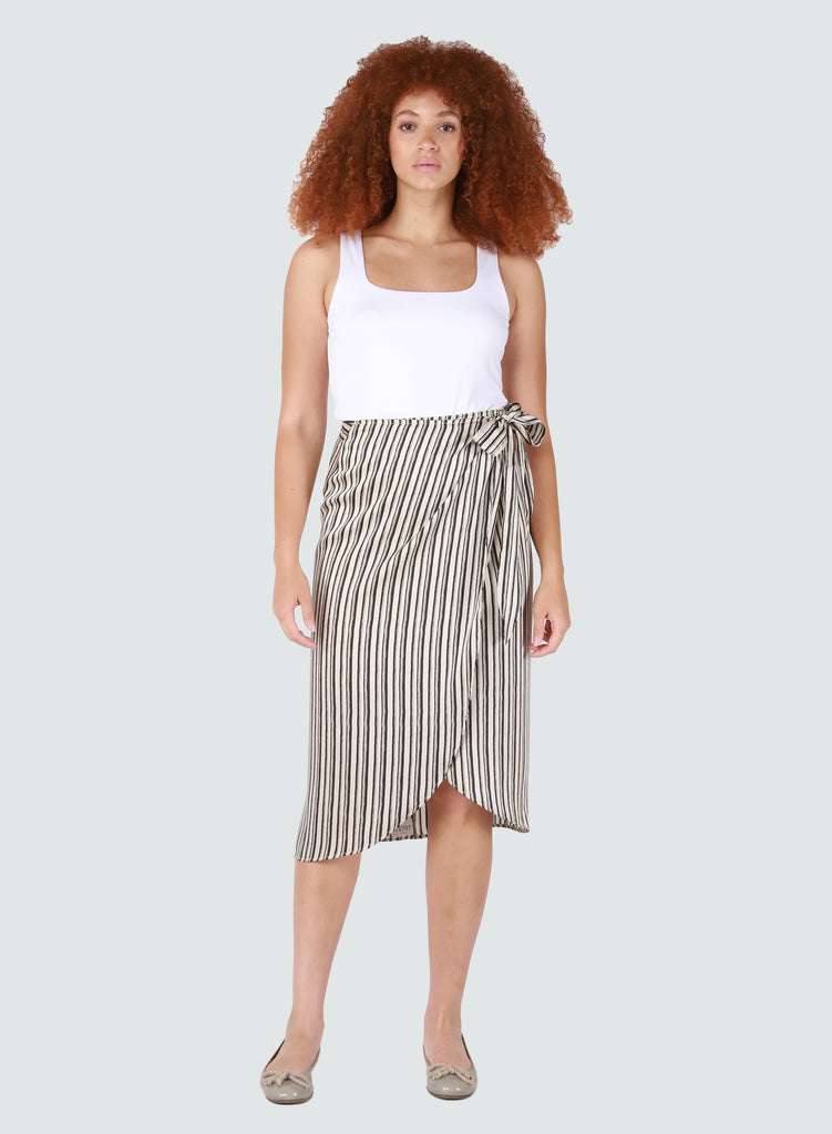 Sandra Wrap Skirt-Skirts-Vixen Collection, Day Spa and Women's Boutique Located in Seattle, Washington