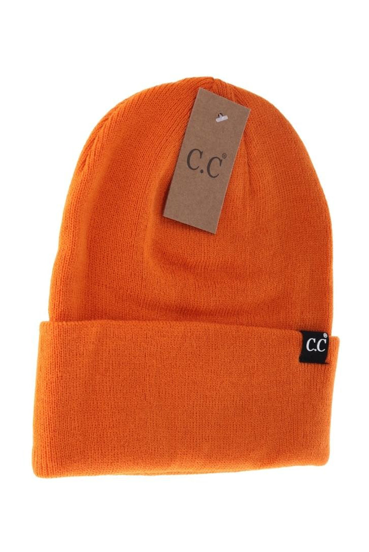 Unisex Wide Cuff C.C Beanie-Hats-Vixen Collection, Day Spa and Women's Boutique Located in Seattle, Washington