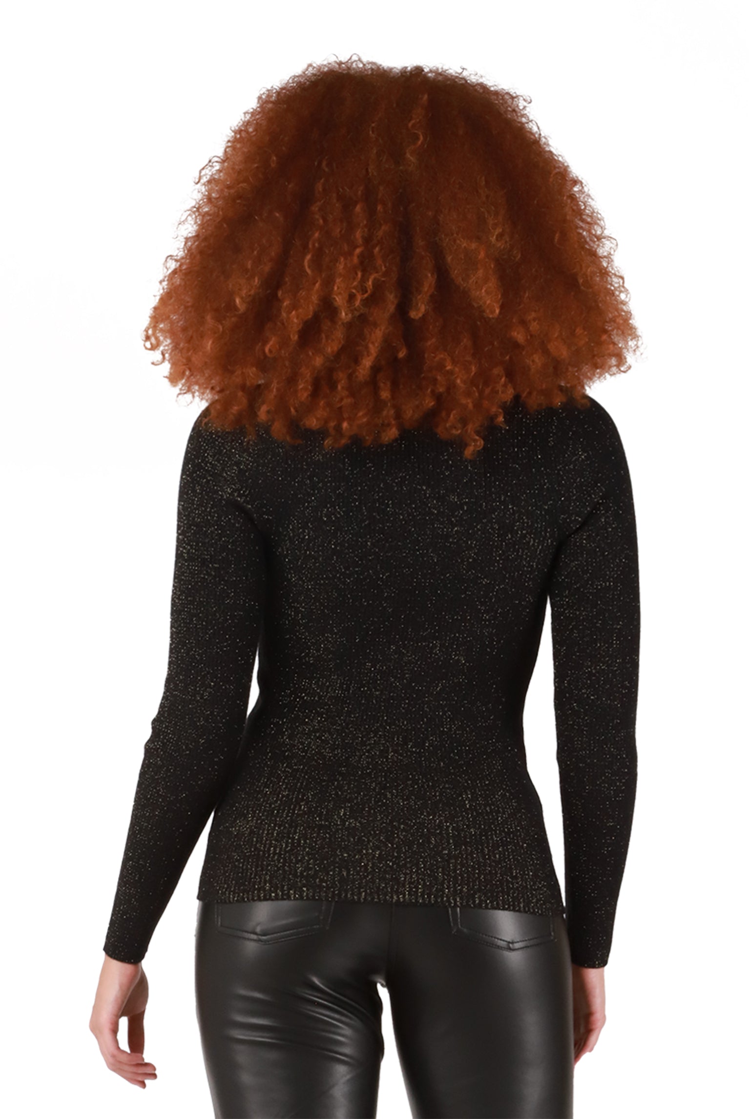Sweetheart Neckline Shimmer Sweater-Sweaters-Vixen Collection, Day Spa and Women's Boutique Located in Seattle, Washington
