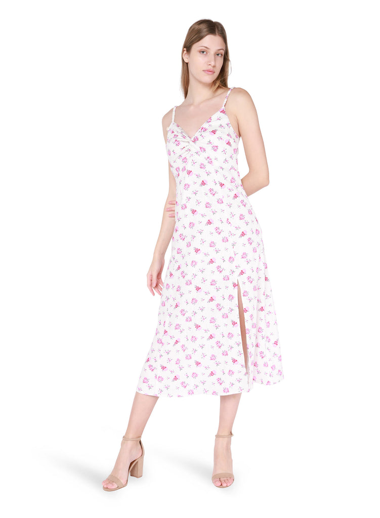 Rose Bouquet Midi Dress-Dresses-Vixen Collection, Day Spa and Women's Boutique Located in Seattle, Washington