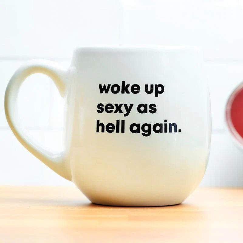 Woke Up...Mug-Drinkware-Vixen Collection, Day Spa and Women's Boutique Located in Seattle, Washington