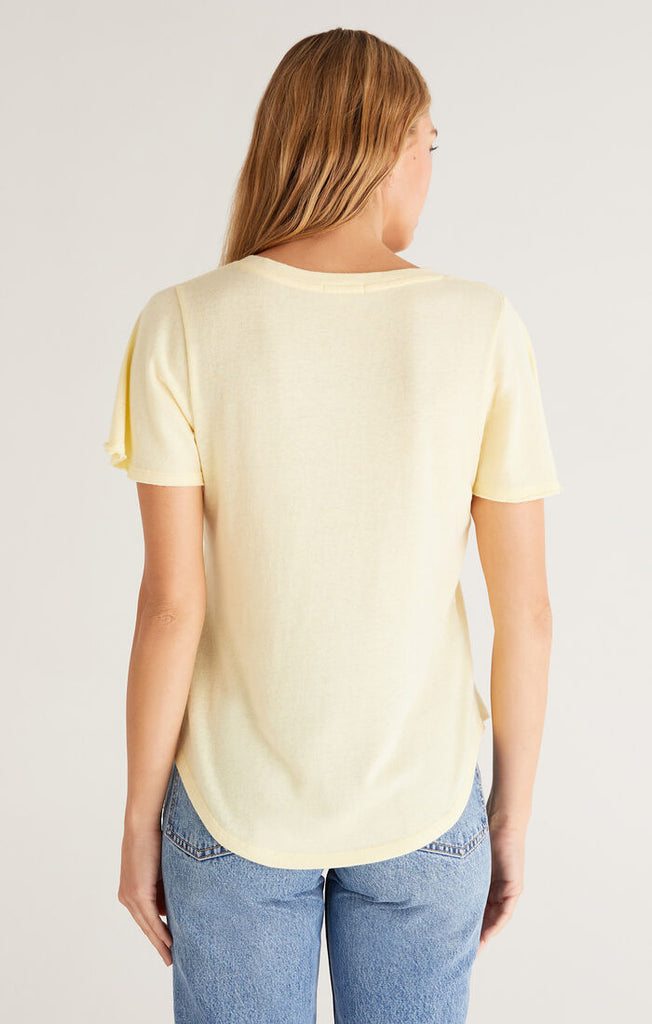 Fallon Flutter Tee-Short Sleeves-Vixen Collection, Day Spa and Women's Boutique Located in Seattle, Washington